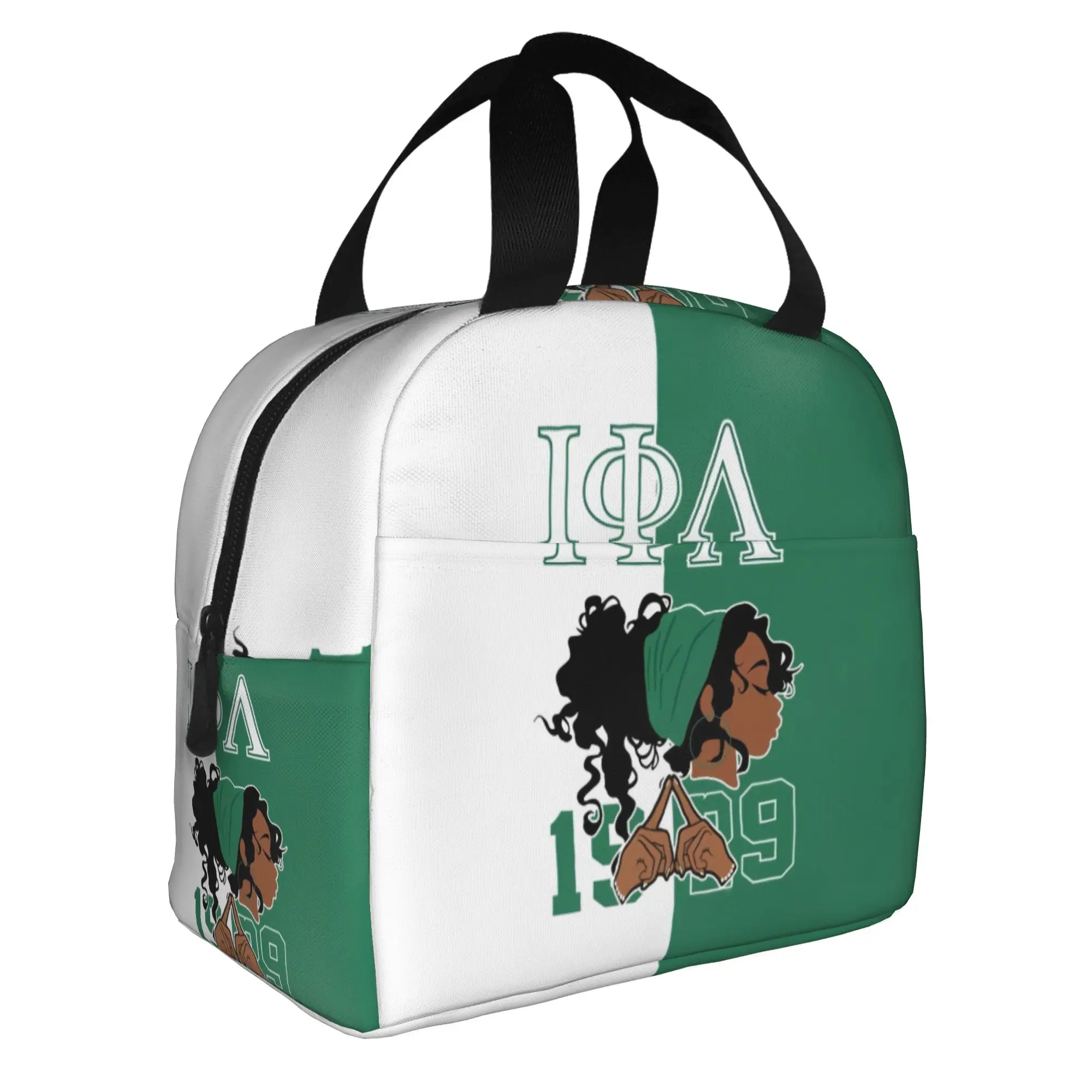1929 Iota Phi Lambda Insulated Lunch Bags for African American Business Portable Cooler Thermal Food Lunch Box Work School