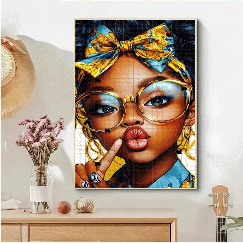 Character, Bow Tie, Glasses, Lips, Fingers, Clothing Puzzle 500pcs/1000pcs for Adults - Interactive Family Game, College Roomm