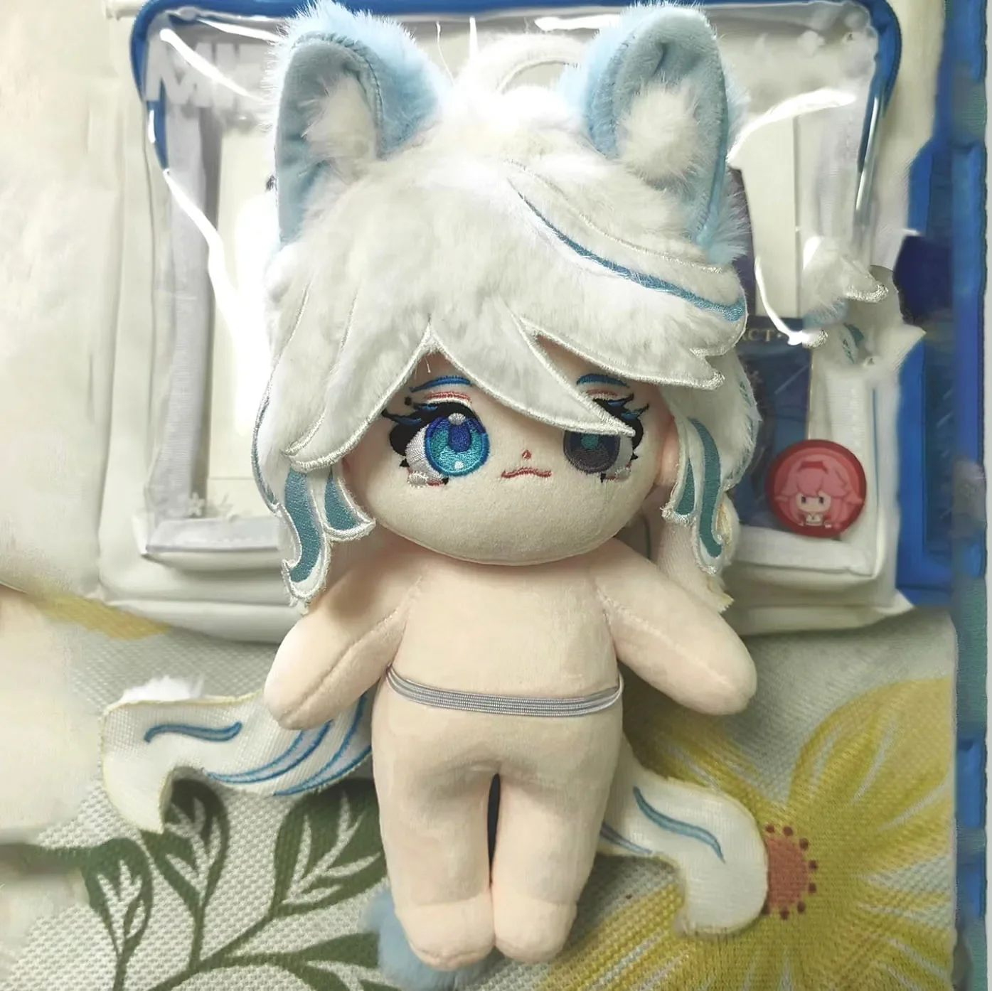 

20cm Plushie Game Genshin Impact Furina Furina Fontaine Anime Figure Cosplay Cotton Doll Body Stuffed Plushie Toy Gifts for Kids