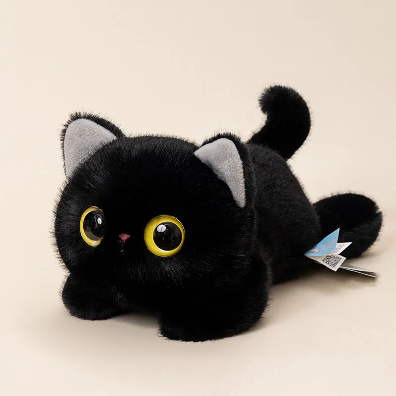 

20/40cm Cute Big Eyes Cat Plush Doll Premium Kitten Stuffed Toy Ultra Soft Comfortable Cushion Birthday Gift for Child Grownup