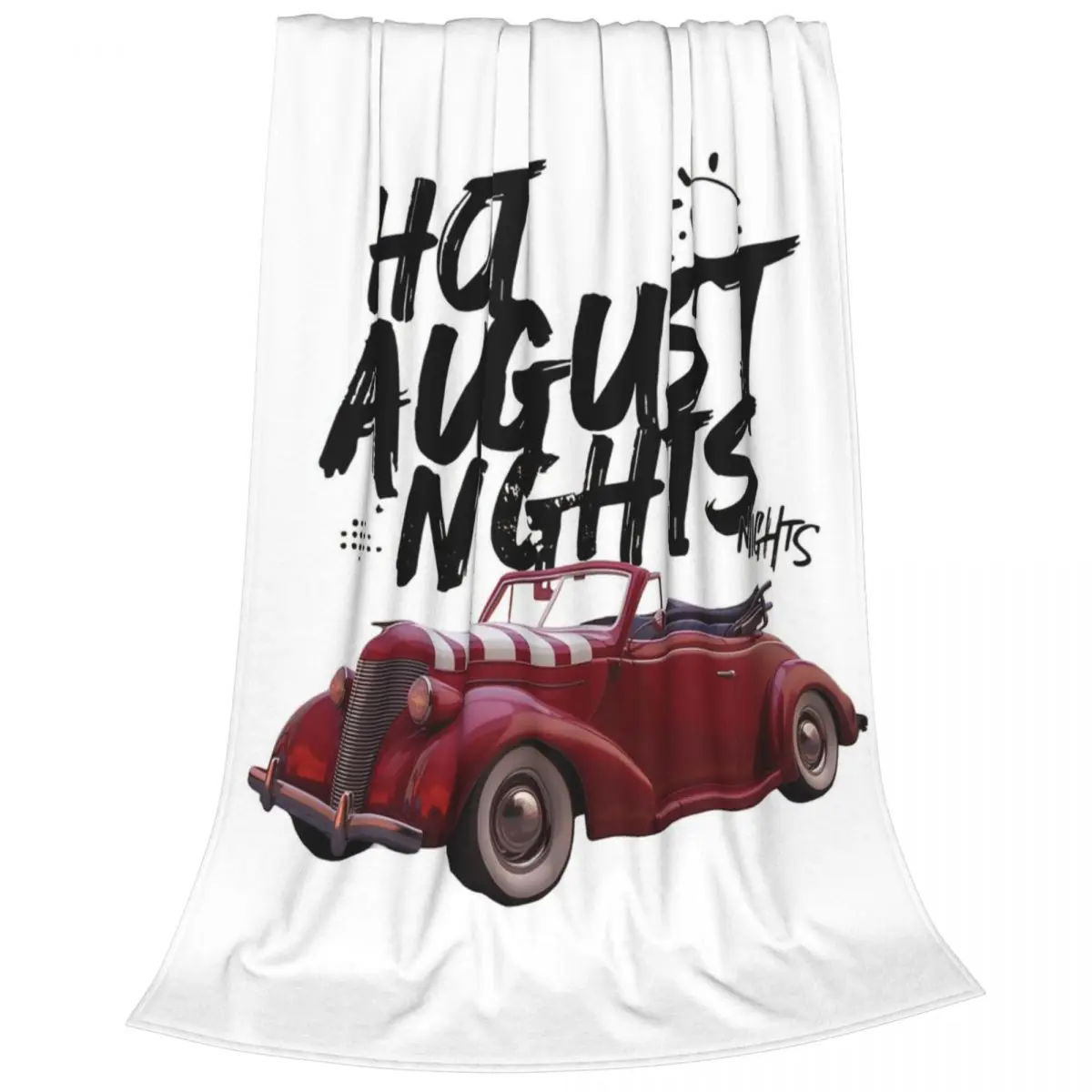 Hot August Nights Blankets Fleece Portable Sofa Throw Blankets For Couch Bedding Office Throws Bedspread Quilt