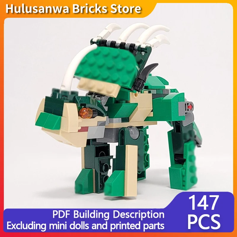 

Creators Animal Series Model MOC Building Block Styracosaurus Modular Technology Gifts Holiday Assemble Children Toys Suit