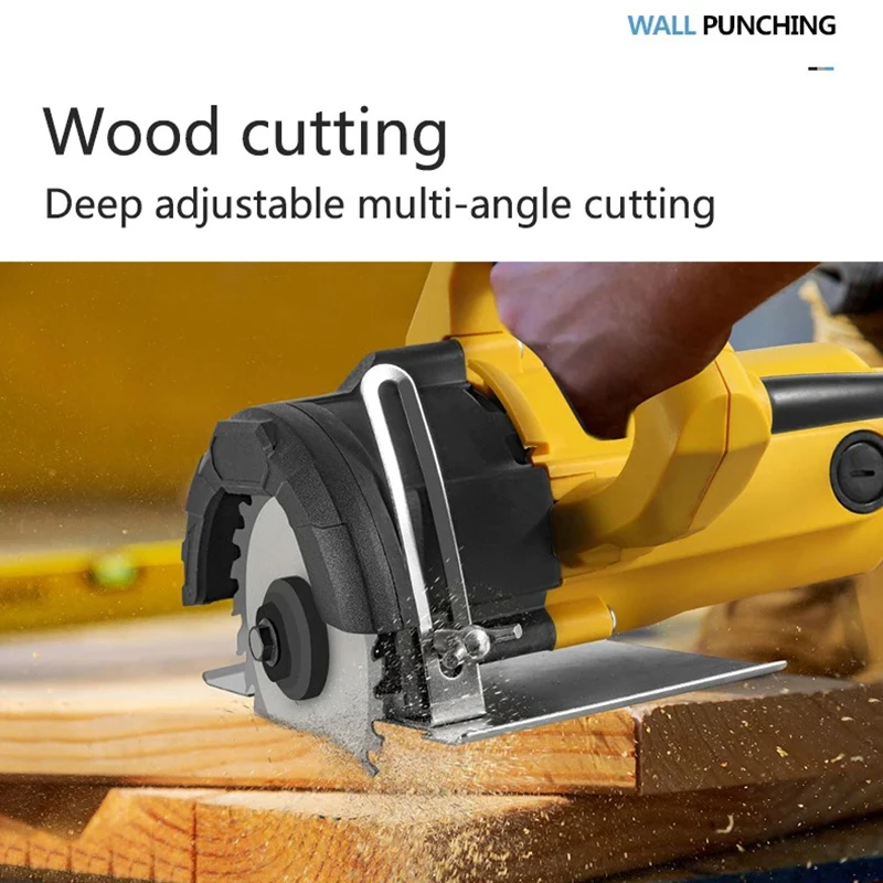 Lightweight Precision Electric Cutter For Tiles And Woodwork Robust High-Efficiency Grooving Tool For Stone And Wood Portable