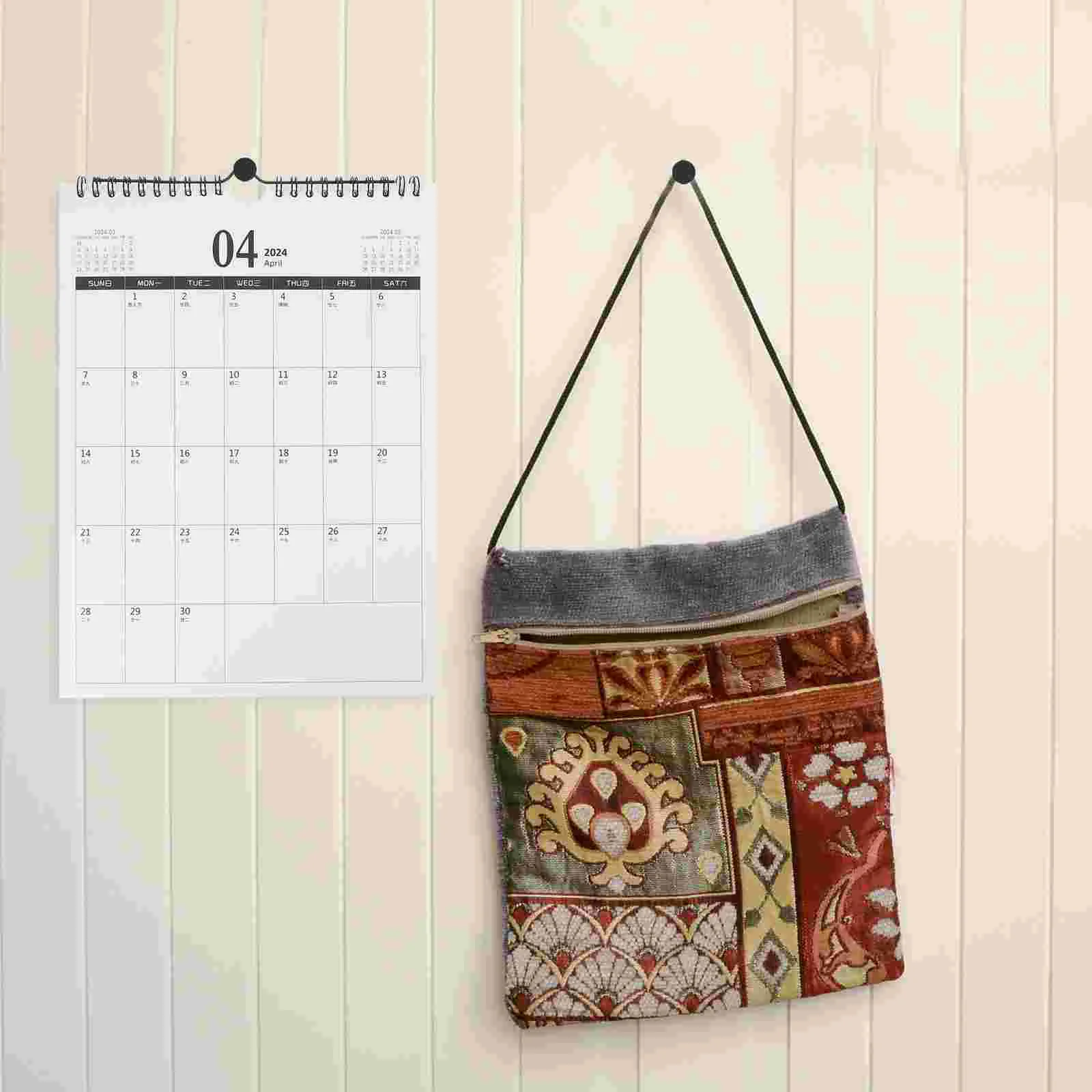 

Wall Calendar Simple Style Calendar Office Planner This Spiral Bound Calendar Calendar Wall Decoration Fortune Cat Style