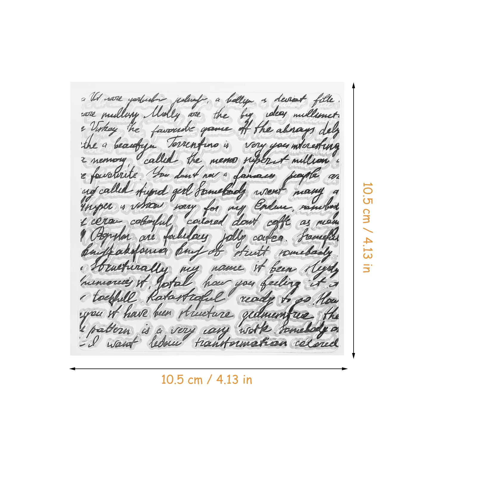 

Silicone Clear Stamps Set for DIY Scrapbook Journaling Cling Seal Sheets for Envelope Letter Craft Design T1266