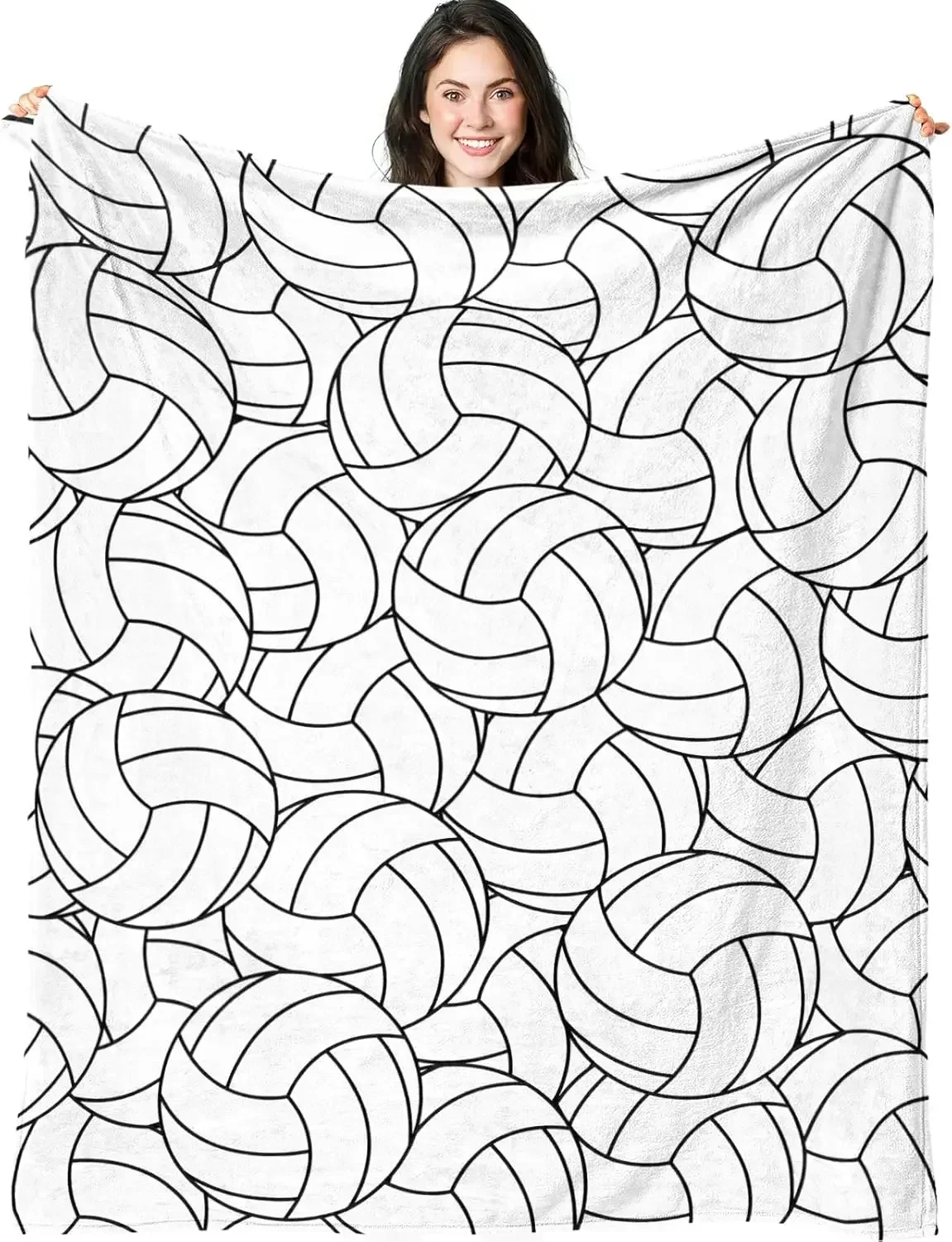 Volleyball flannel blanket gift for teenage girls sports volleyball flannel blanket volleyball gift for volleyball team volleyba