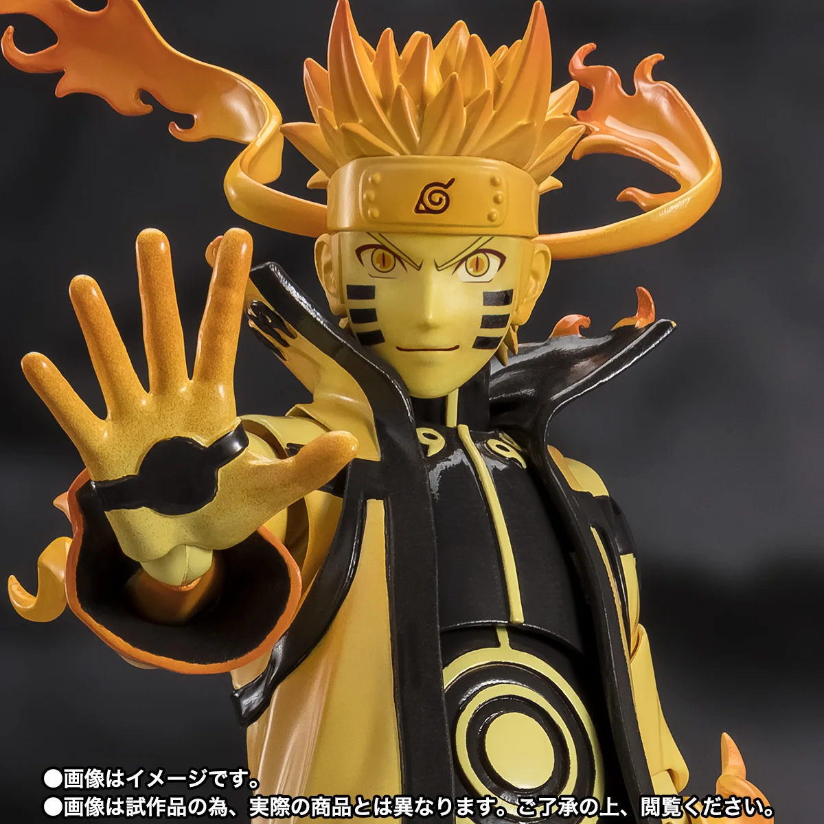 In Stock Anime S.H.Figuarts NARUTO UZUMAKI [Kurama Link Mode]-Courageous Strength That Binds PVC Original Action Shippuden Toys