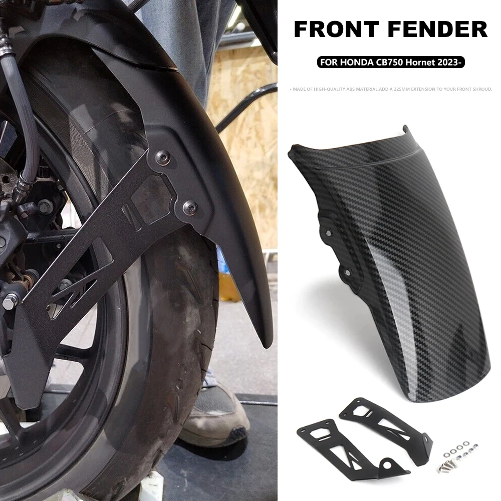 

Motorcycle ABS Front Mudguard Wheel Fender Carbon Fiber Black Forging pattern For Honda CB750 HORNET CB 750 Hornet 2023 2024