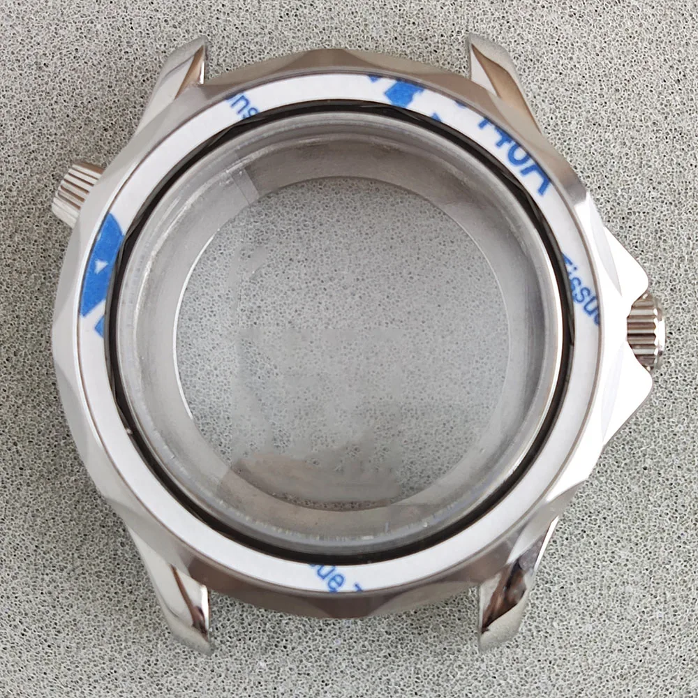 ساعة ميكانيكية معدلة مع حزام ، غلاف غواصة قرن آمون ، فولاذ مقاوم للصدأ ، غطاء NH35 ، إكسسوارات الحركة ، 42 ، ، 20