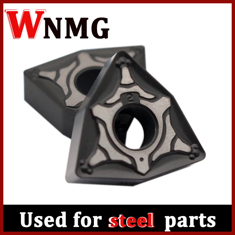 WNMG080408 MP5 WPP20S Tungsten Carbide Inserts External Turning Tool WNMG 080408 High Quality CNC Lathe Cutter Tools