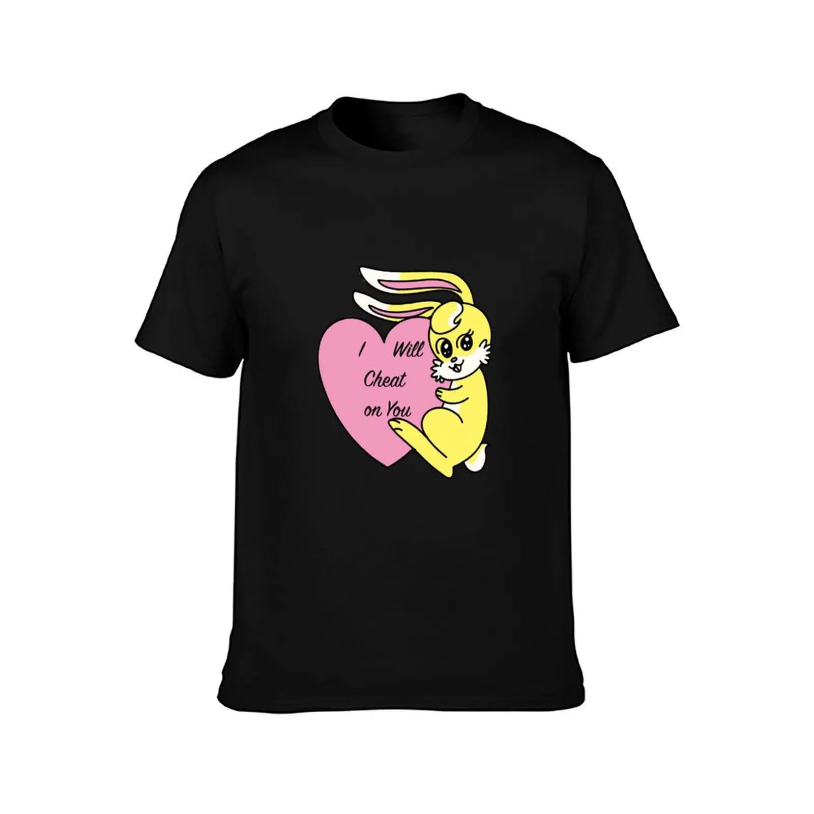 I Will Cheat on You <3 T-Shirt Casual Pattern Print Tee Shirt T-Shirt
