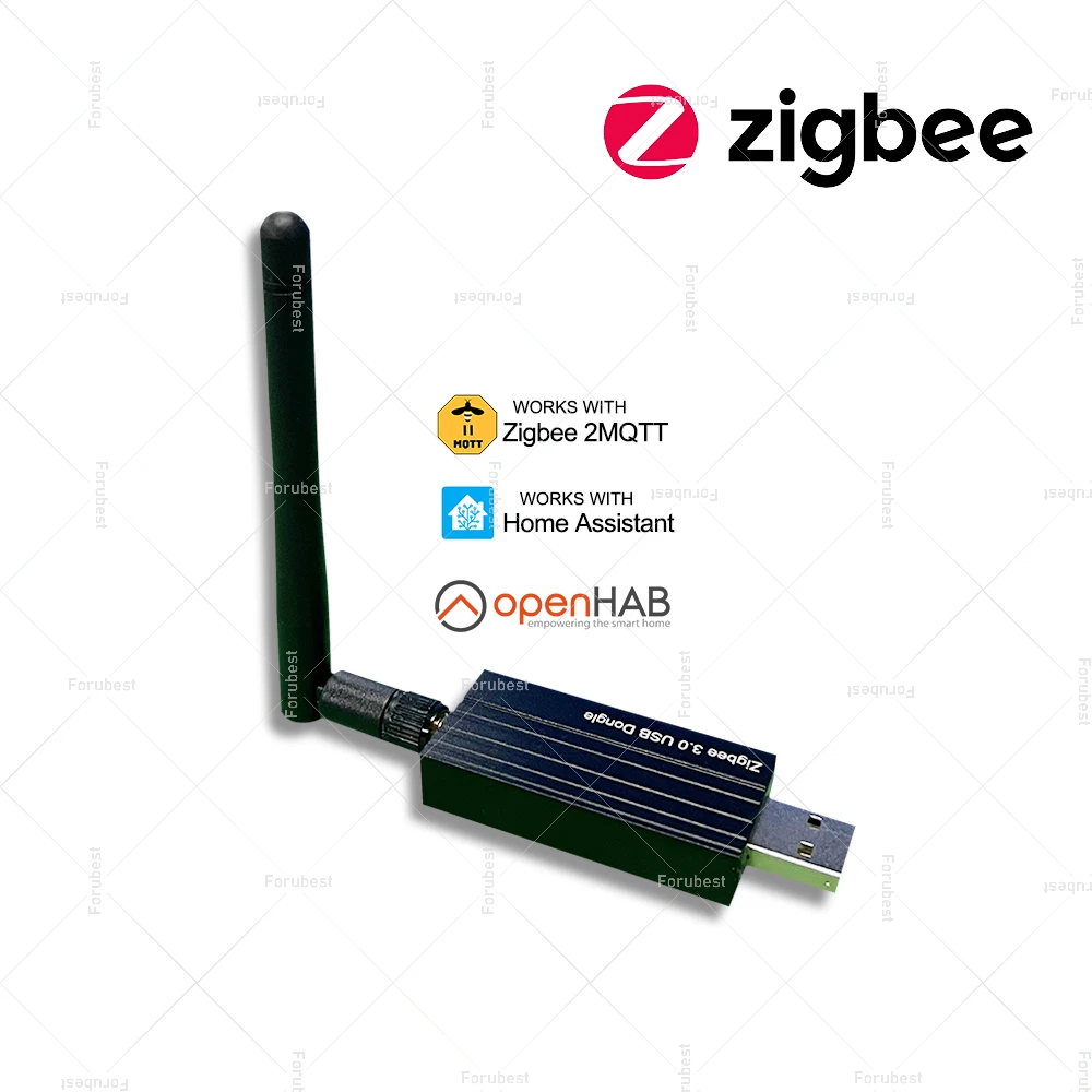 ZigBee 3.0 USB Dongle Coordinatore Universale Wireless ZigBee Gateway Hub Open Source Per Assistente Domestico Zigbee2MQTT OpenHAB