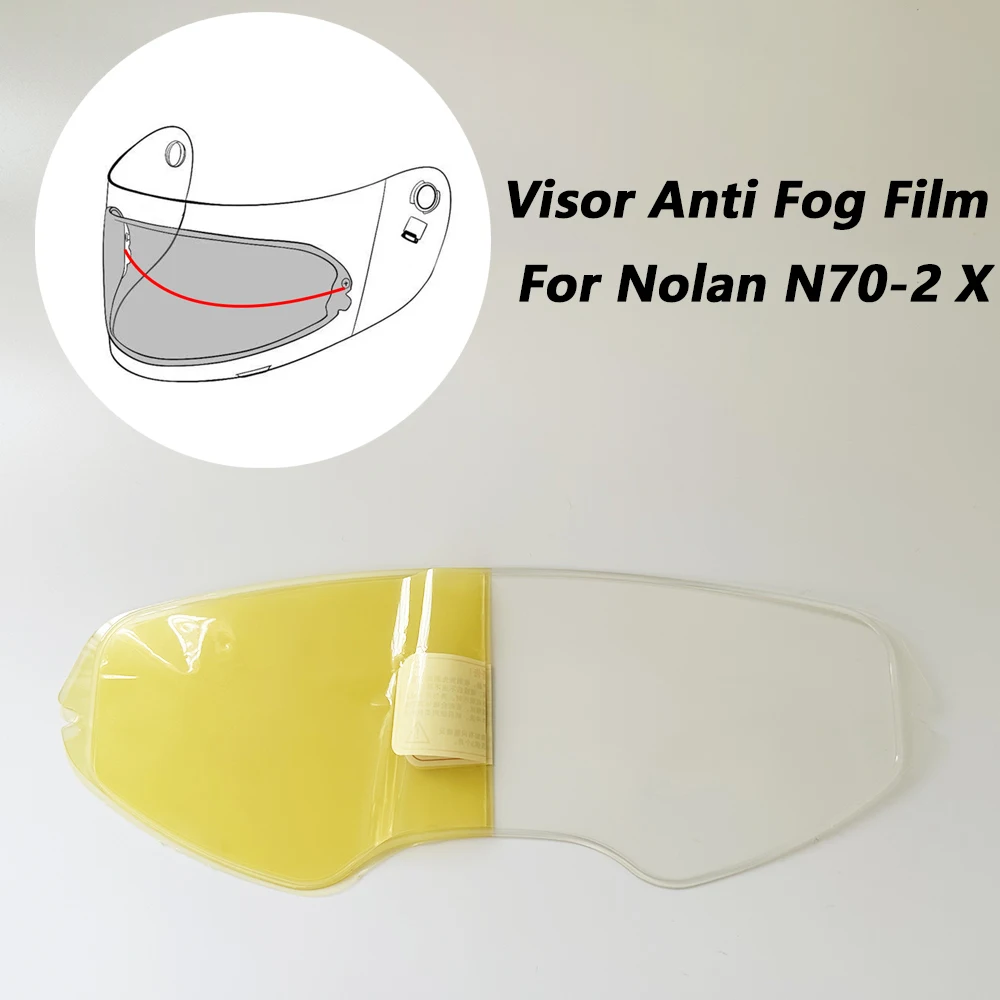 

N70-2X Helmet Visor Film Anti Fog For Nolan N70-2 X Lens Anti Fog Film Motorcycle Helmet Accessories