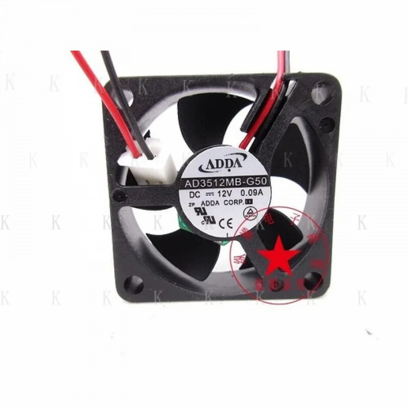 

C для ADDA AD3512MB-G50 DC12V 0.09A 35*35*10MM 2-контактный охлаждающий вентилятор постоянного тока