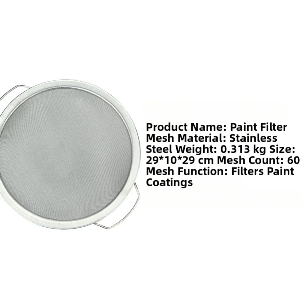 

5 gallon bucket filter with stainless steel 60 mesh screen for smooth paint finish and multipurpose liquid filtering application