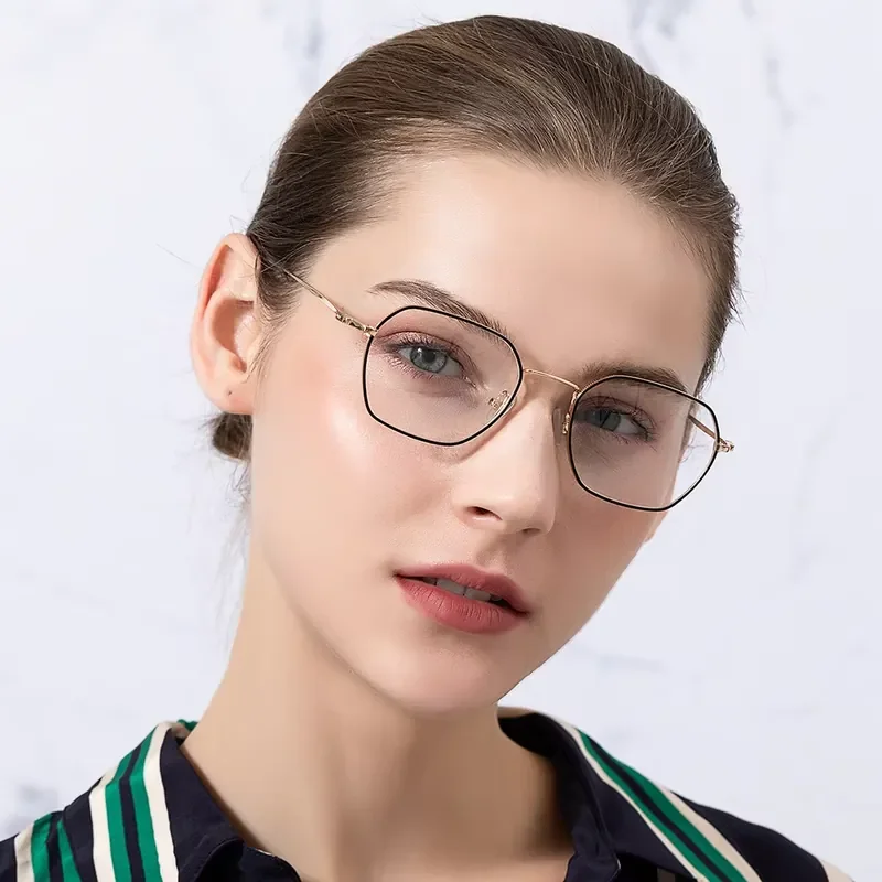 2023 Fashion Fashion Blue Light Blocking Glasses Unisex Metal Anti-Blue Light Glasses Optical Glasses Frame