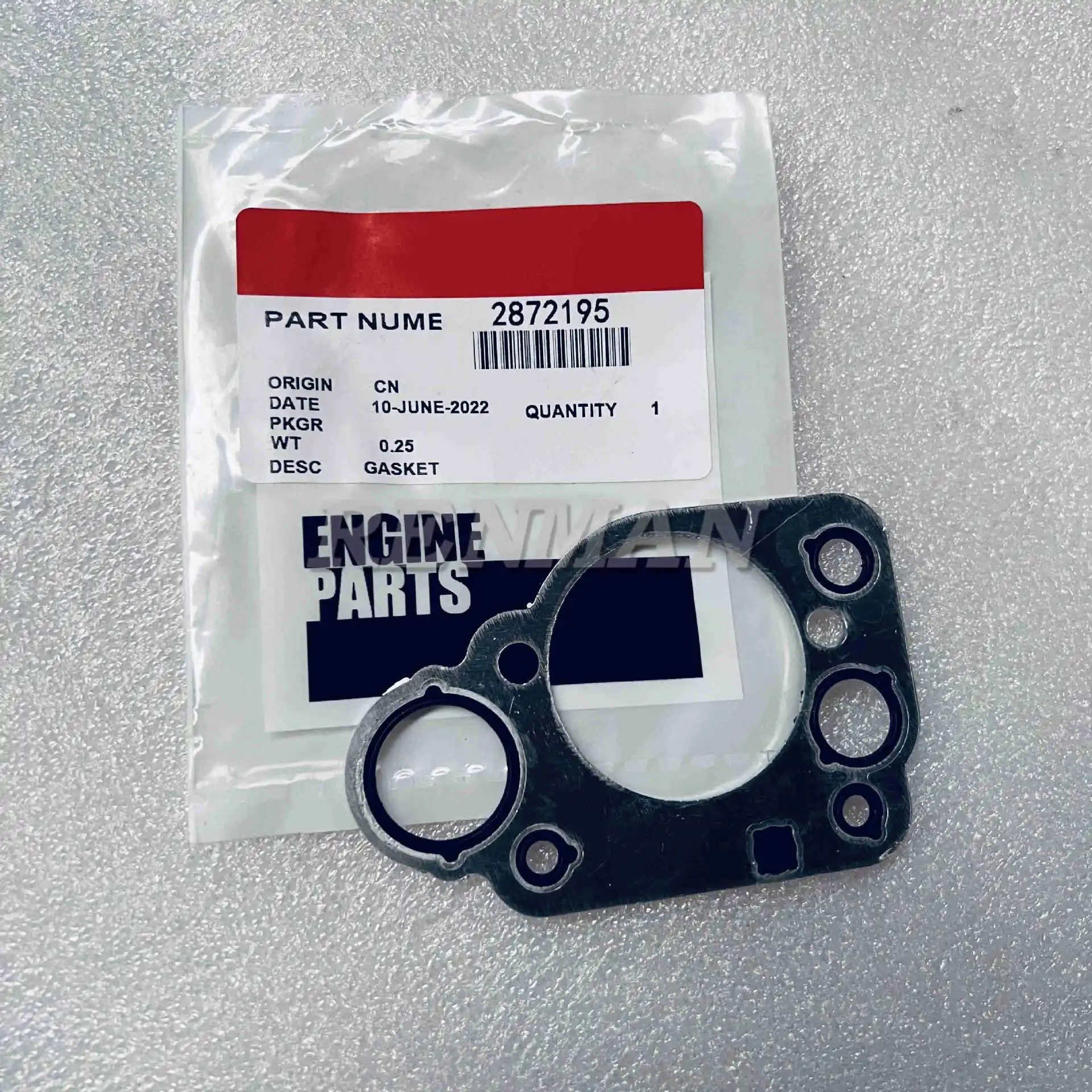 

2Pcs for Cummins ISX15 engine 4062005 fuel pump bracket gasket 2872195 4954472