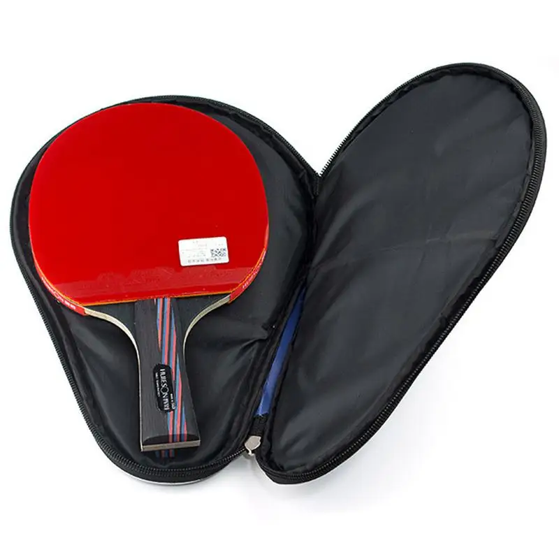 Professional Table Tennis Racket Case Oxford Material With Outer Zipper Bag For Pingpong Table Tennis Balls