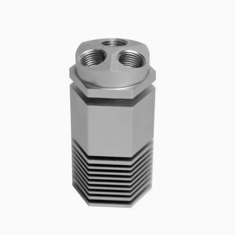 

Custom CNC Lathe Turning Milling Stainless Steel Porous Fittings Adapters Precision Fluid Connection Components
