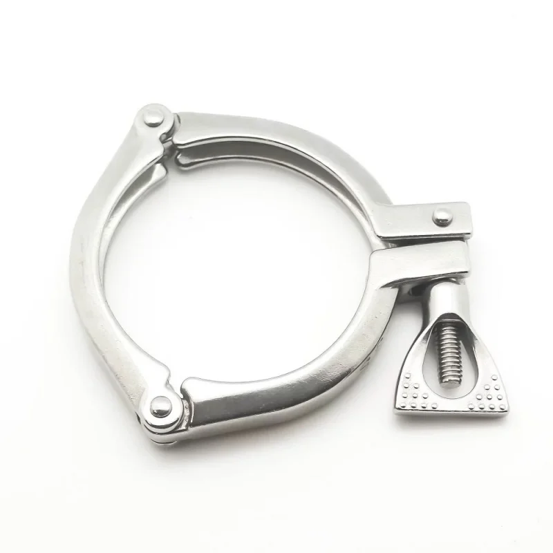 

2 "(OD64 мм) трехсекционный санитарный тройной зажим, фланец среднего типа из нержавеющей стали 304 для домашнего пивоварения