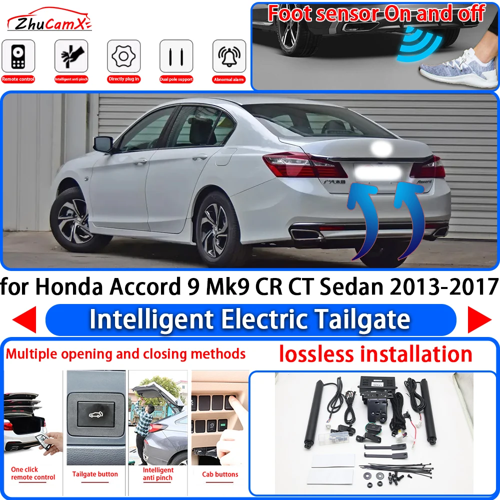 

for Honda Accord 9 Mk9 CR CT Sedan 2013-2017 OEM Power Liftgate Trunk Electric Suction Tailgate Intelligent Tail Gate Lift Strut