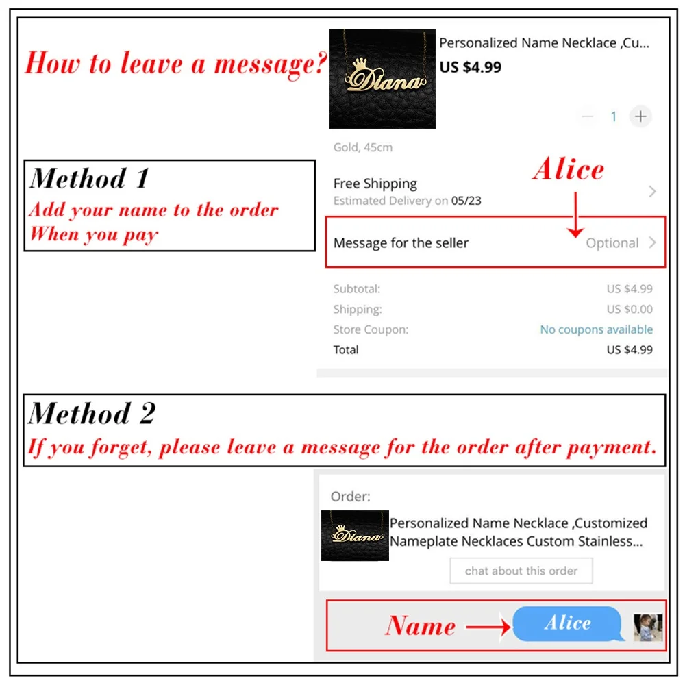 Custom 3D Nameplated Necklace Personalized Stainless Steel Jewelry Double Plated Pendant  For Women Men Gifts