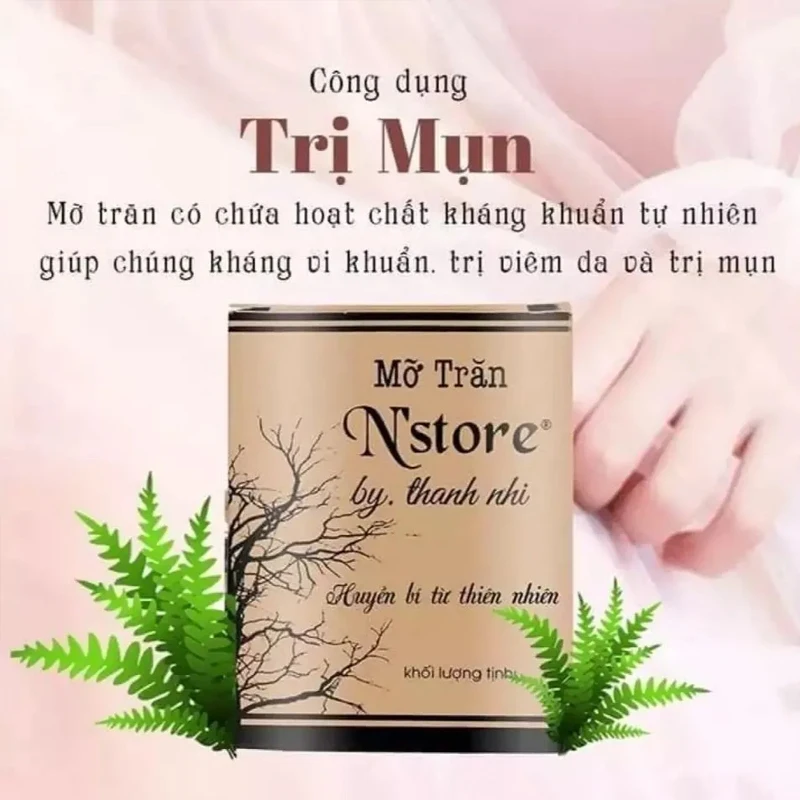 

Mỡ trăn nguyên chất NSTORE by Thanh Nhi chính hãng 75g Hỗ trợ giảm các vết bỏng, côn trùng đốt, ngứa ngoài da, giảm nứt gót chân