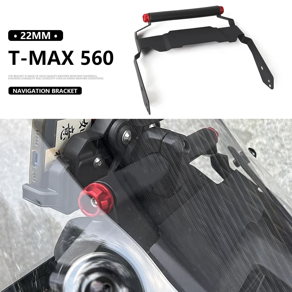 

TMAX560 2025 NEW Motorcycle Accessories Front Mobile Phone Navigation Bracket GPS Mount For YAMAHA T-MAX 560 TMAX 560 T-MAX560