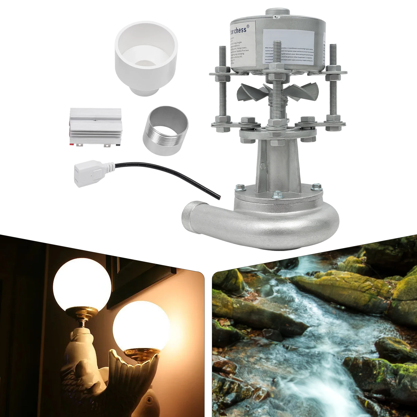 Micro Hgenerator 500 Watts 50hz 110 Volts High Power with Monitoring