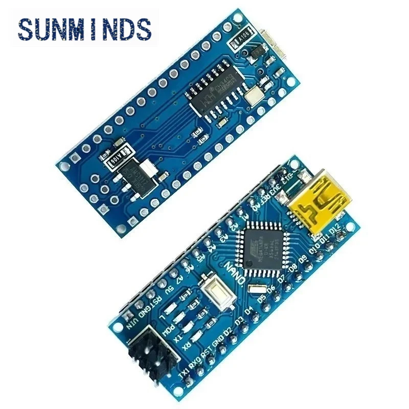 For Nano mini USB With The Bootloader Compatible Red Controller for Arduino CH340 USB driver 16Mhz Nano ATMEGA168P