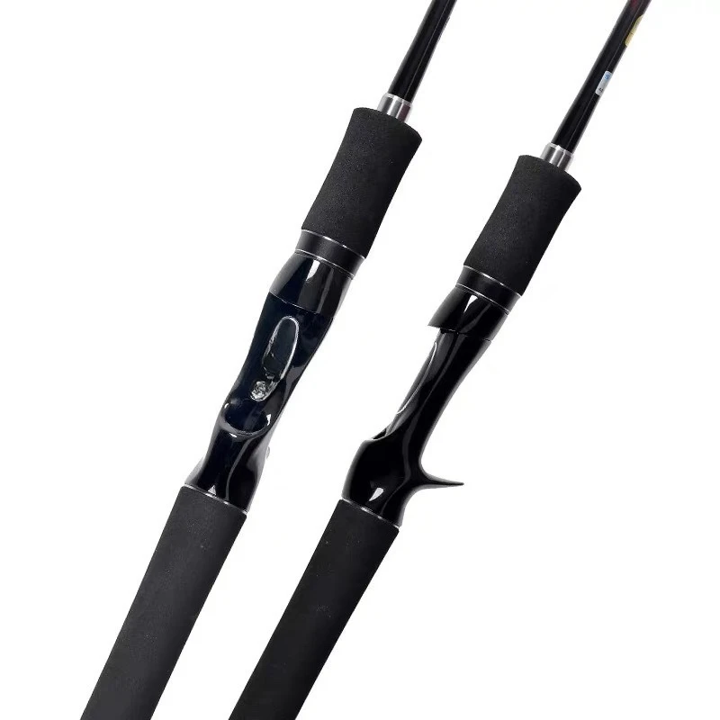 Neuer Waffengriff mit geradem Griff, tragbare Angelrute Luya-Rute.