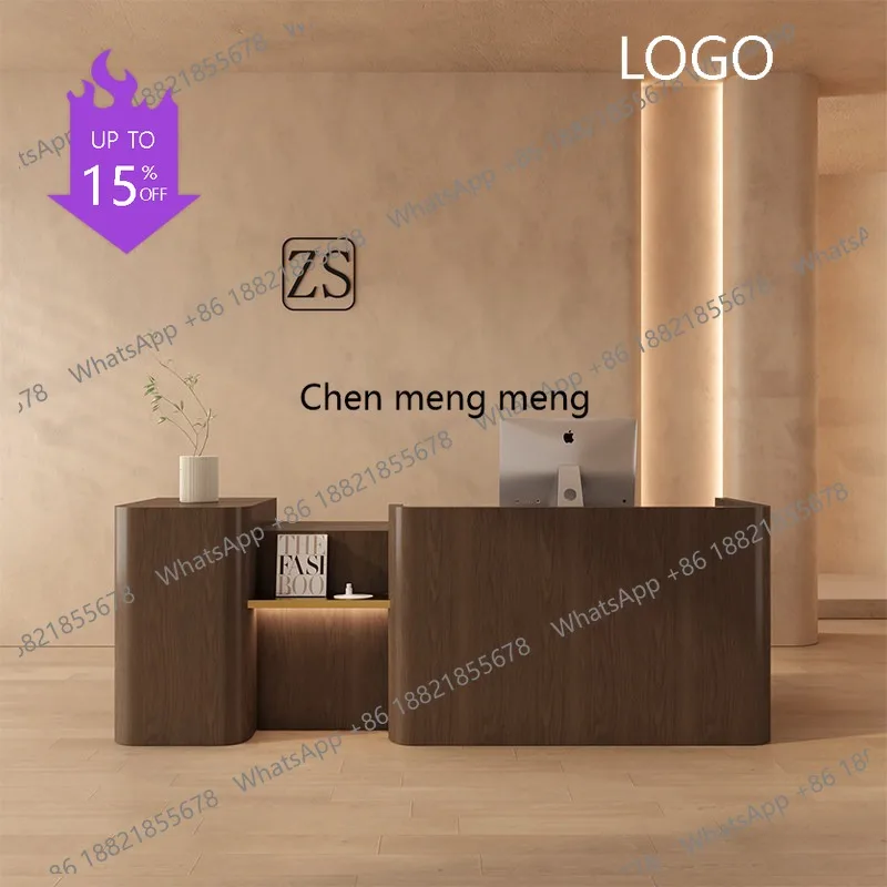 

K178 Vintage clothing store checkout page store small women's clothing store bar table barber shop company reception desk