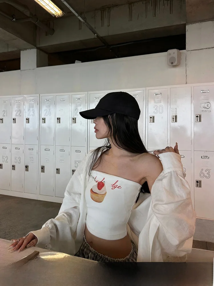 

Женский облегающий топ-бюстье Warden White Wrap Chest Top из модала, нейлона и спандекса с высокой эластичностью для повседневной носки