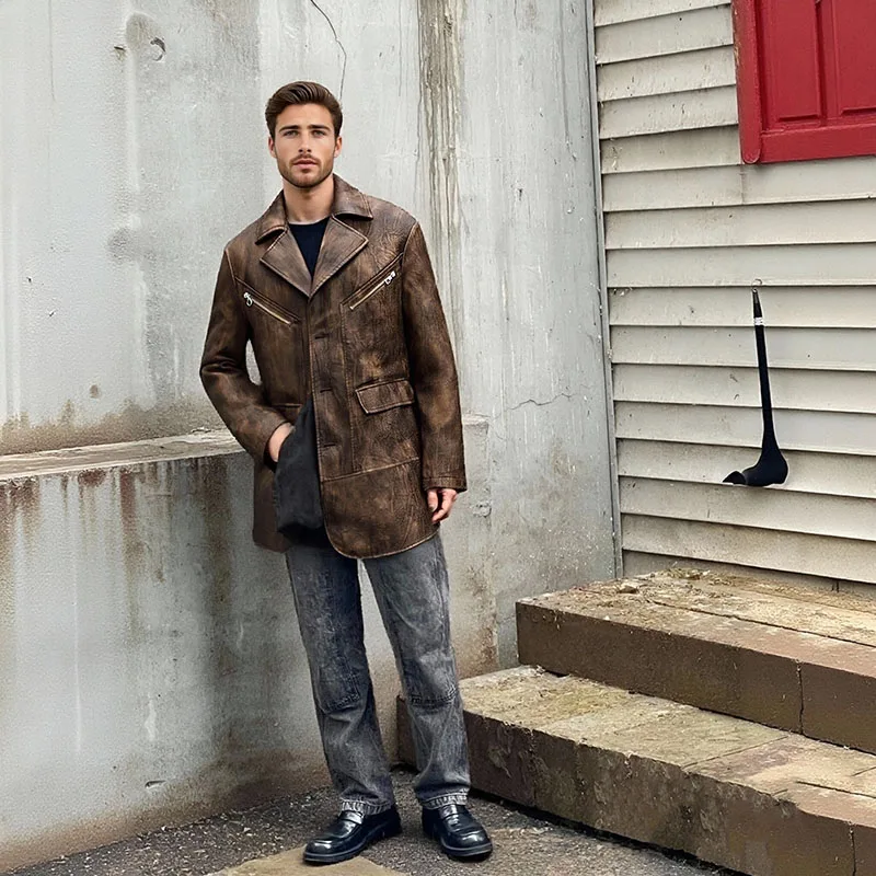 Men Leather Jackets… - image