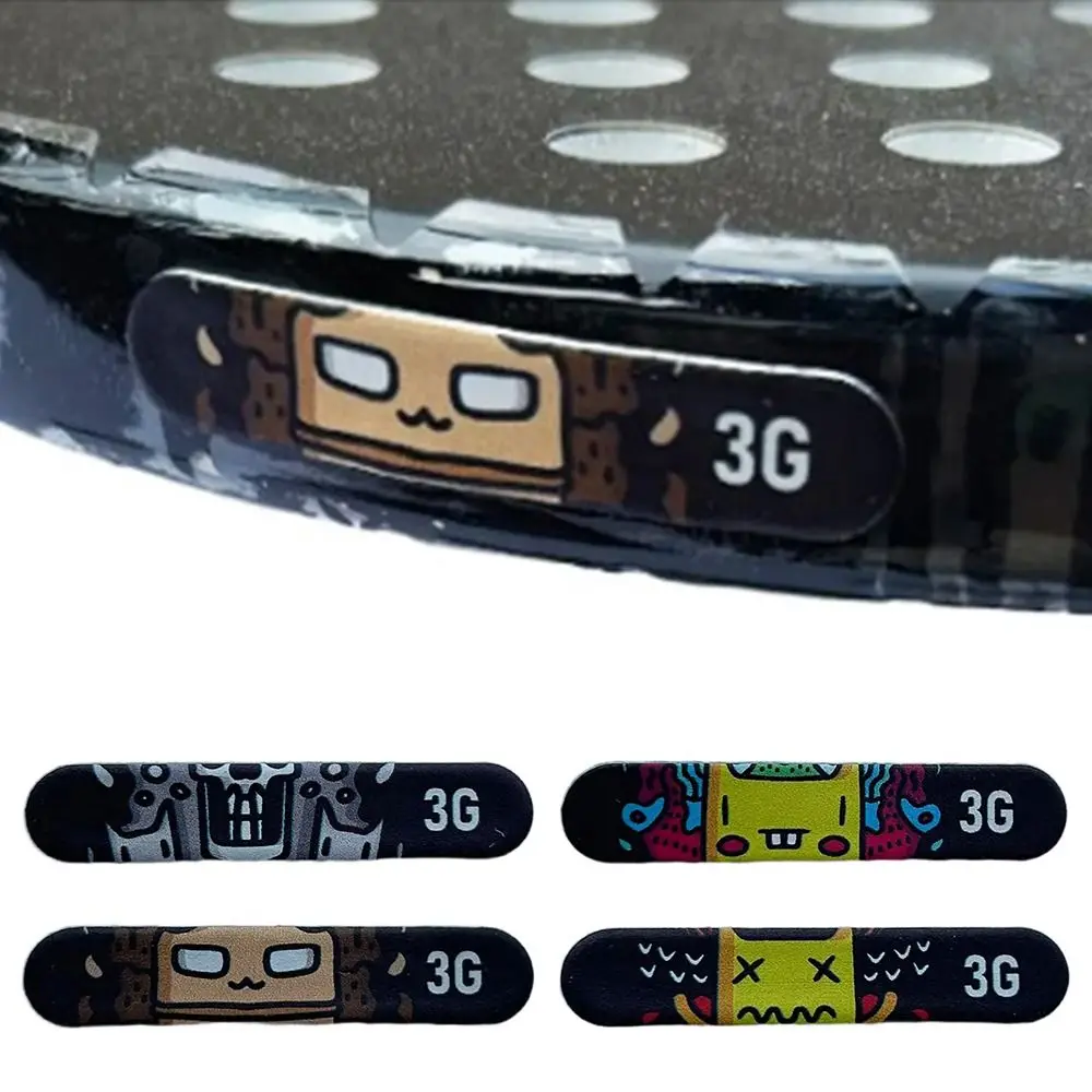 6PCS Cartoon Tennis Racket Weighted Sticker 3g Self-Adhesive Weight Tape Balancing Adjustable Weight Weight Balance Bar