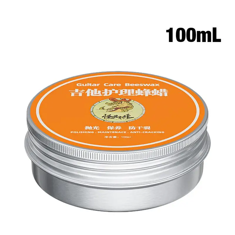 Guitar Polish Multipurpose Maintenance Beeswax Cleaning Musical Instrument Care 100ml Fingerboard Oil Guitar Care Beeswax String