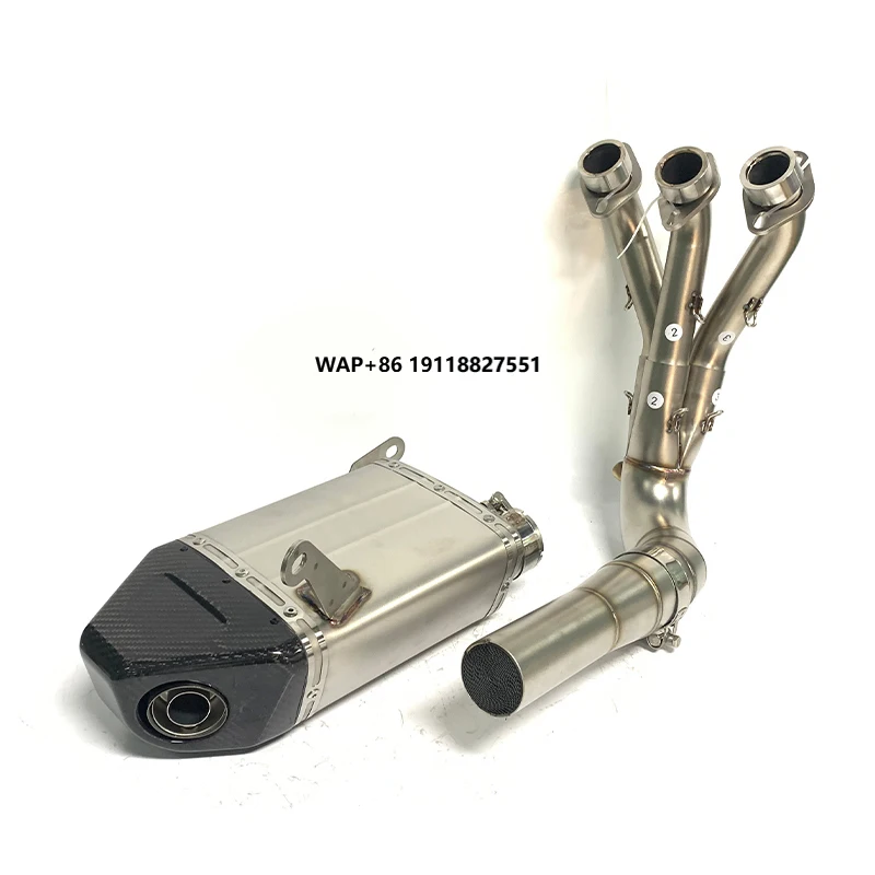 

FOR MT09/FZ09 2021+ Full Exhaust System Motorcycle Exhaust Muffler Pipe Header Pipe 51MM