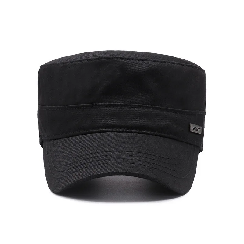 UV Protection Men s Casual Flat Top Peaked Sun Hat Protective for Outdoor Commute Seasons Simple Daily Use