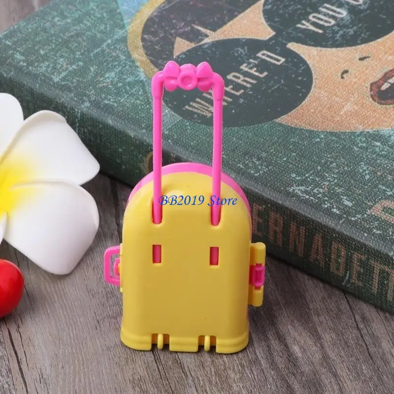 q0kb สาวตุ๊กตาพกพาไปมาสเกลสำหรับการเดินทางสำหรับเคส Reborns สำหรับตุ๊กตาภาพถ่ายอุปกรณ์ประกอบฉากสำหรับเล่น DIY Toy Princess Doll