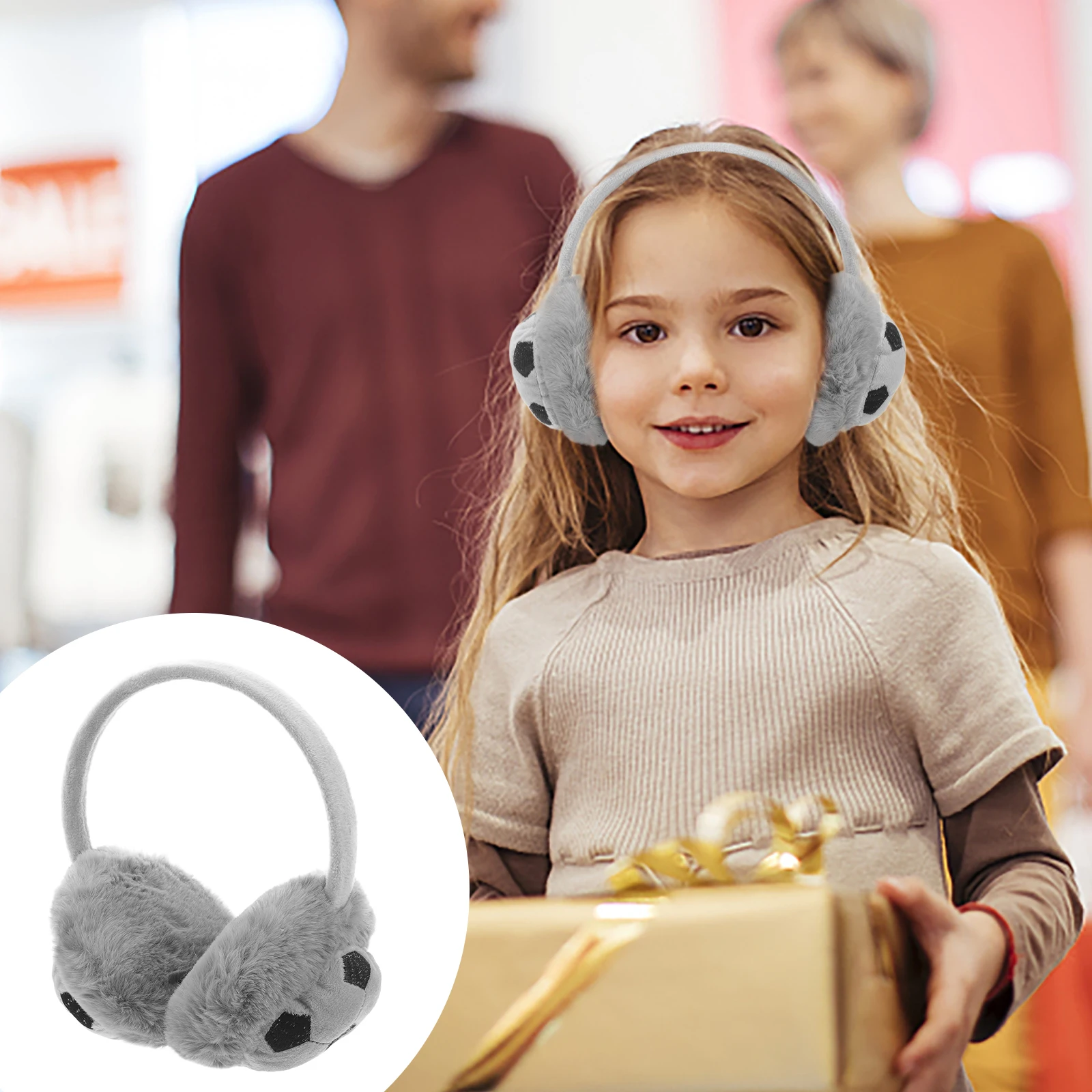 غطاء أذن دافئ لتغطية الأذن الناعمة، إكسسوار شتوي رائع مقاوم للبرد في الهواء الطلق، التزلج والتخييم والمشي لمسافات طويلة #5