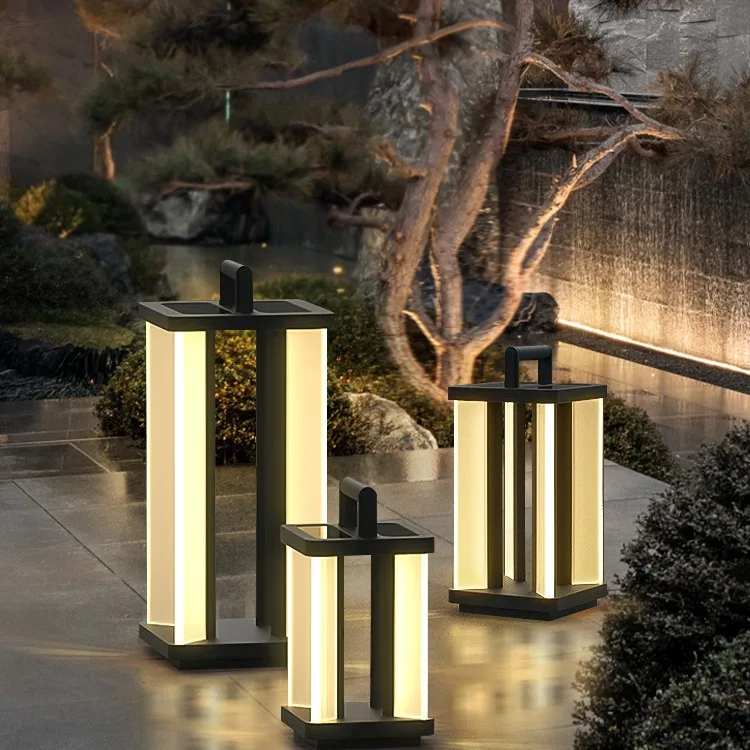 Solar light Garden light Outdoor landscape  Waterproof outdoor stainless steel lawn  Waterproof villa landscape light