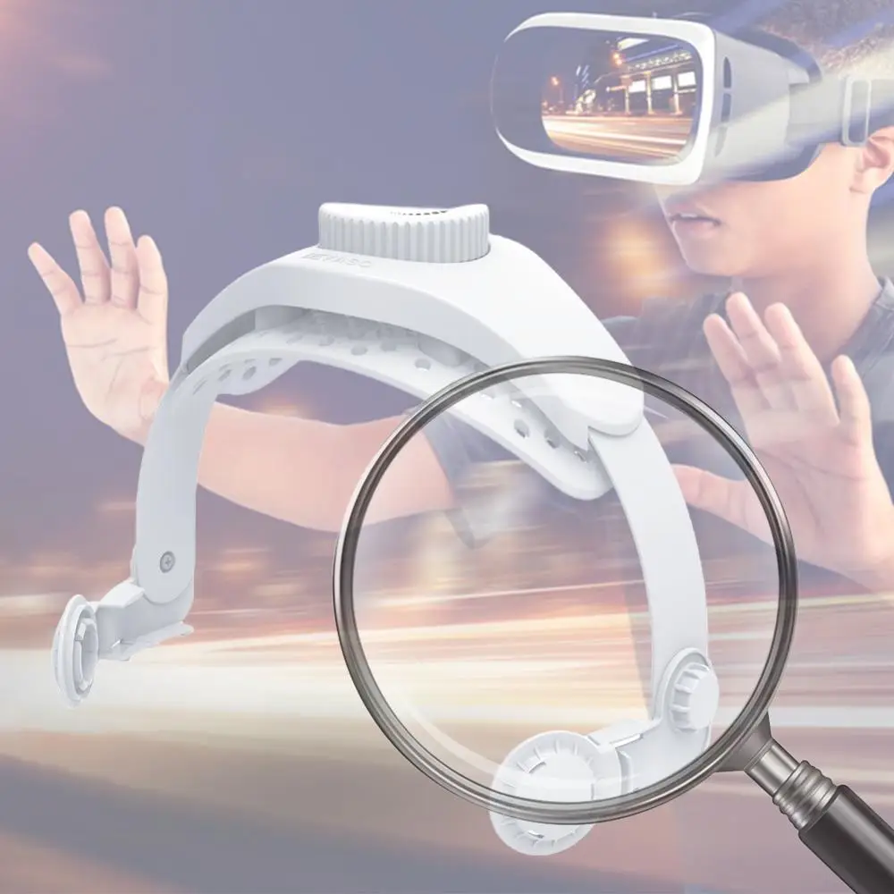 

Белый регулируемый ремешок для головы, регулируемая повязка на голову, снижающая давление на голову, уменьшающая ощущение гравитации, для аксессуаров Playstation VR2