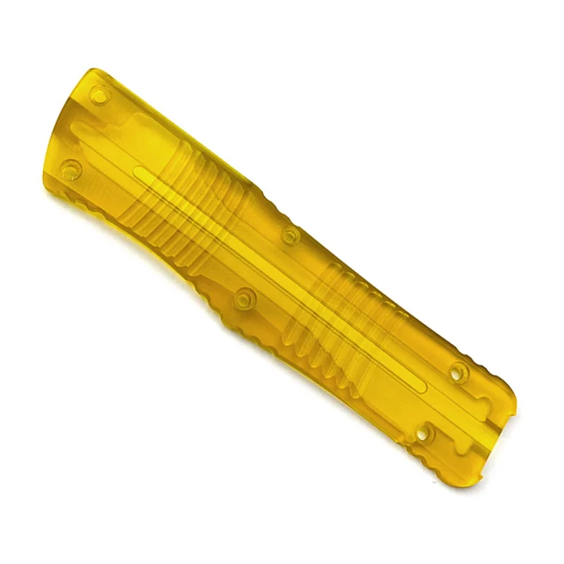 Knife Handle Patch Acrylic Clear Grips Scales Patch For Microtech Combat Troodon Folding Knife Handles Flat Grain-X59A