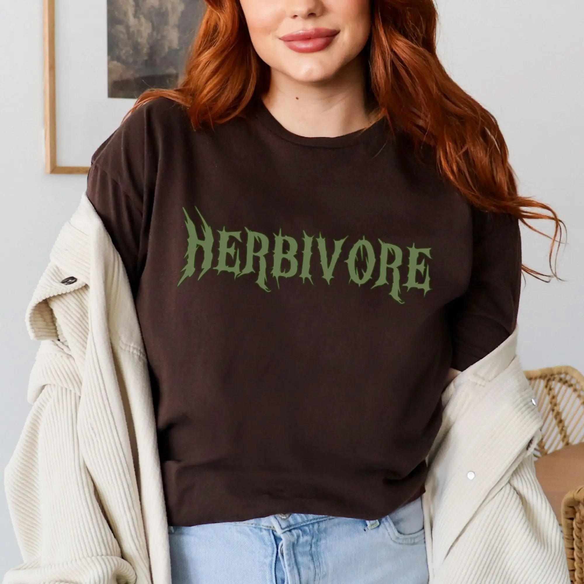 Vegan T Shirt Herbivore Vegetarian Animal Liberation Rights Activism