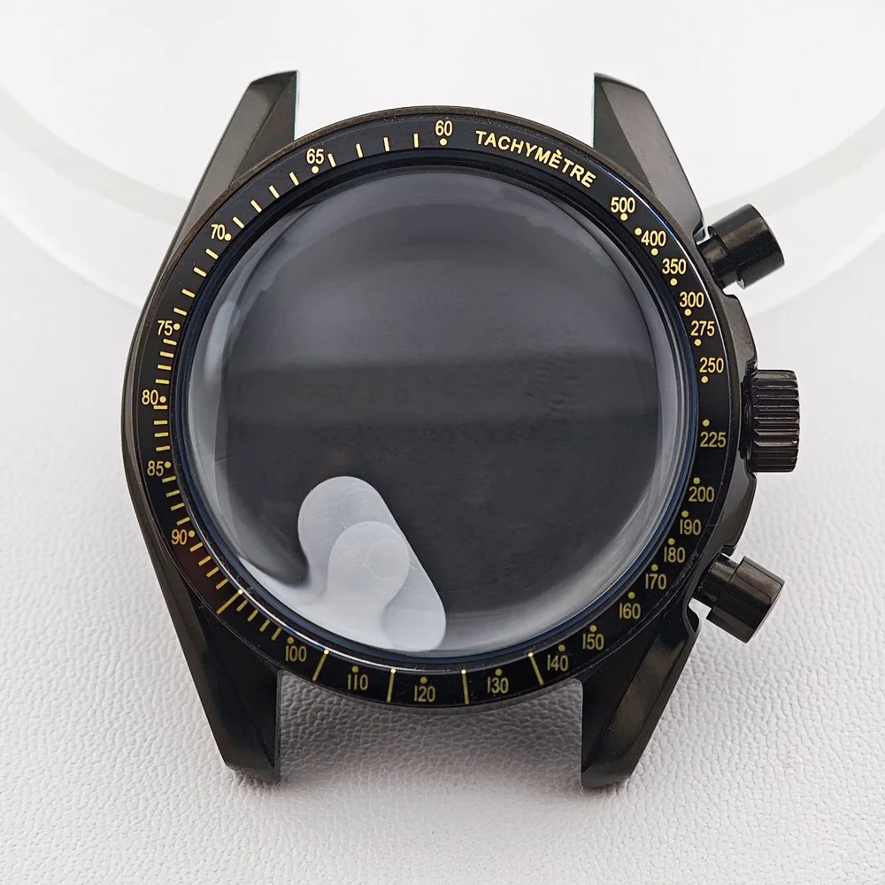 39,7mm Herren uhren Metall gehäuse passen vk63 Uhrengehäuse Uhr Zubehör Uhren teile passt 20mm Armband Uhren box