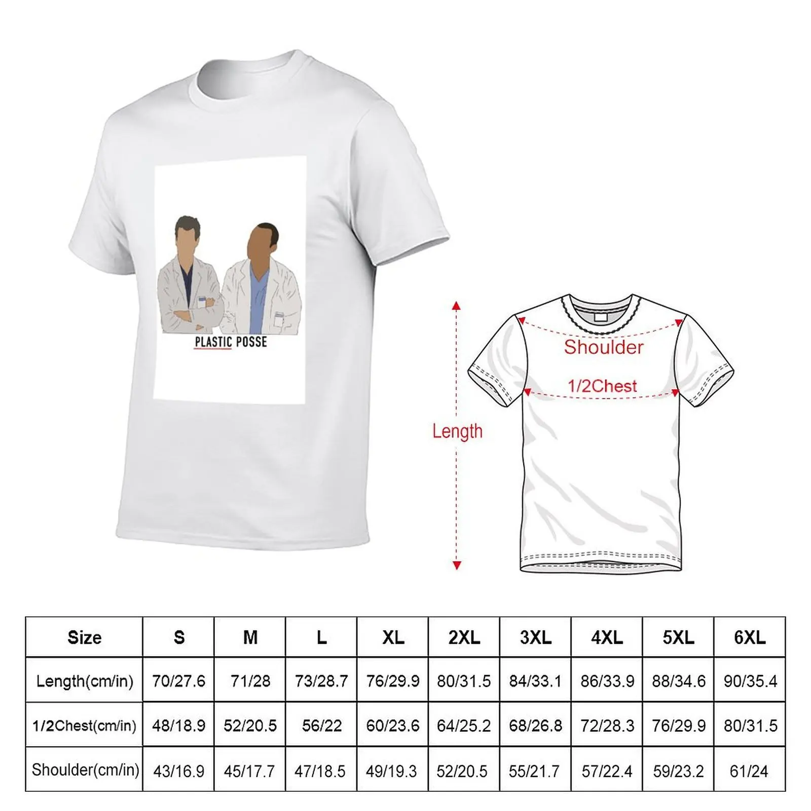 Plastic Posse T-Shirt No Iron Casual Short Sleeve Top