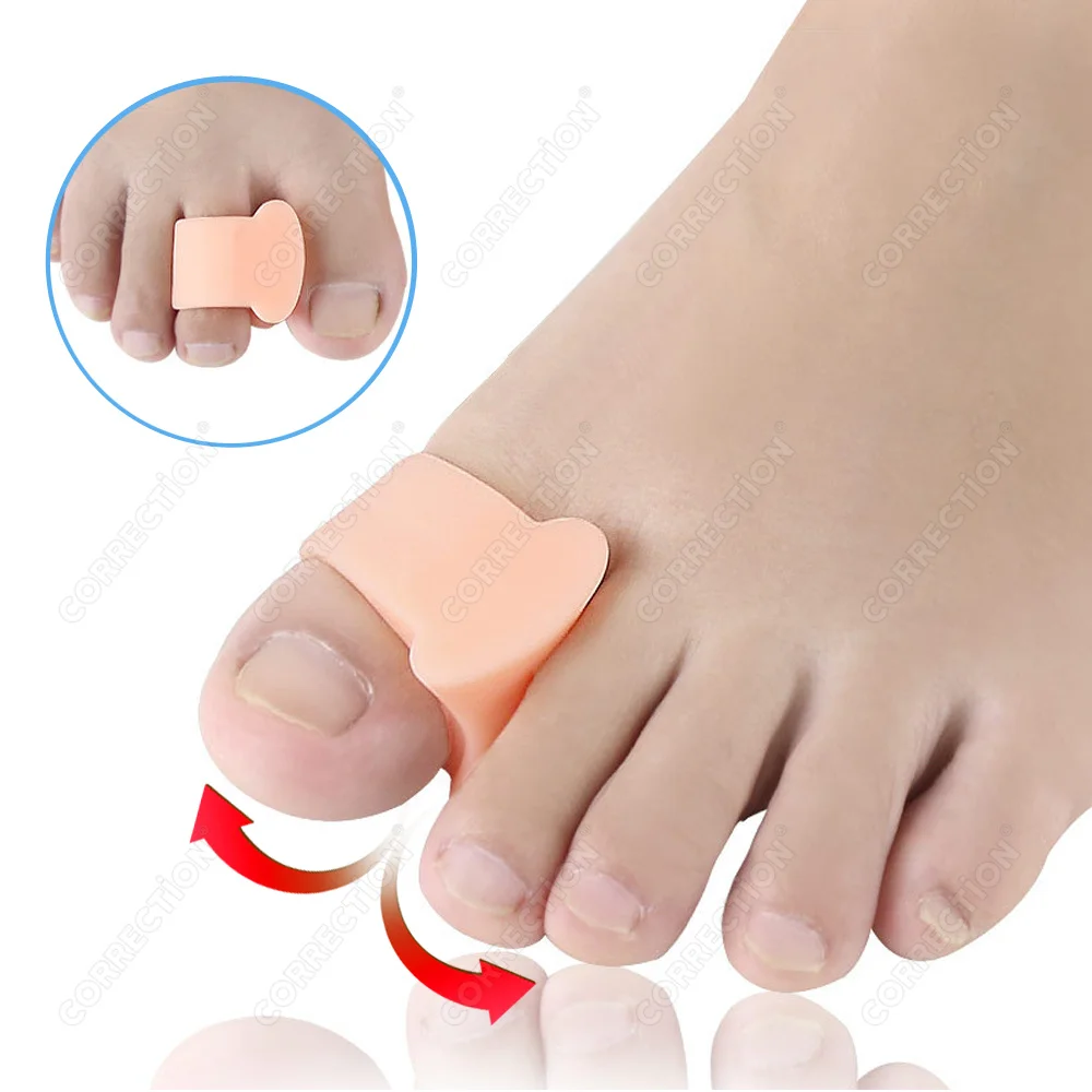 CORRECTiON SEBS Toe Separator Split Ring Pad Overlap Thumb Hallux Valgus Correction Corrector Tools Daily Toe Bone Orthotics