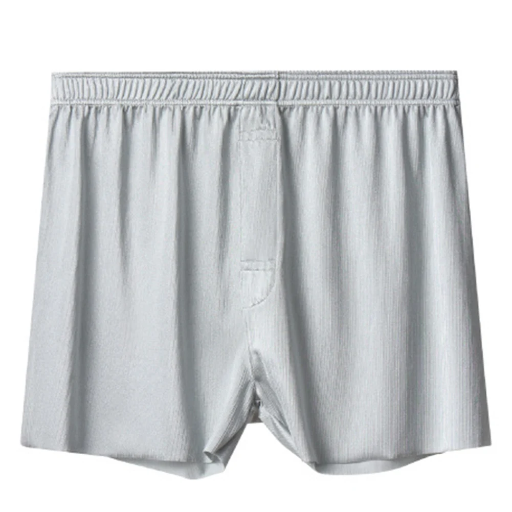 ملابس غير رسمية وقت النوم ملابس داخلية من الساتان الذهبي الذهبي مقاس كبير ملابس داخلية على الطراز الكلاسيكي ملابس داخلية مريحة من القماش الناعم #4