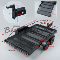 YK6101 MN999 YK4082 TRX4 RC Climbing Car Trailer 1:8 1:10 Metal Trailer Various models Boys Girls Adults Kids Toys