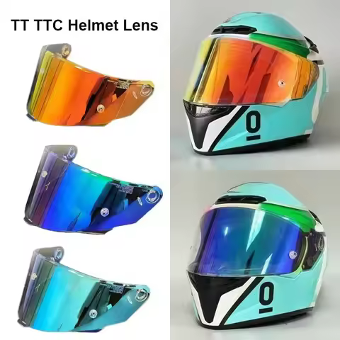 Visor FOR KYT TT COURSE Motorcycle Helmet Lens Full Face Helmet Casco Moto Accessories Windshield FOR KYT Capacete TTC VESC-8